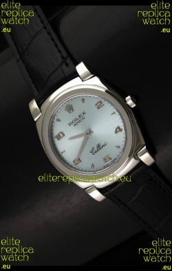 Rolex Cellini Japanese Replica Watch in Silver Dial