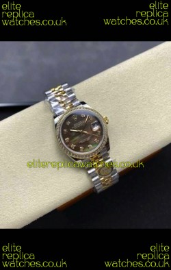 Rolex Super Clone Datejust 31MM Pearl Dial Yellow Gold Super Clone Watch 