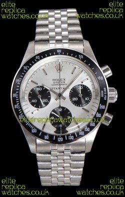 Rolex Daytona Paul Newman 37MM Tiffany & Co Steel Dial Manual Wind Super Clone Watch 