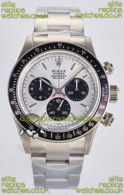 Rolex Daytona Paul Newman Steel Dial Custom Modded 4130 Mvnt Swiss Replica