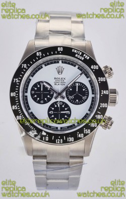 Rolex Daytona Paul Newman Blaken Blue Dial Custom Modded 4130 Mvnt Swiss Replica