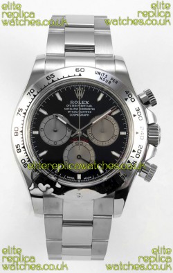 Rolex Daytona 126509 Black Dial Stick Markers FREE SPRUNG MVMT Super Clone Watch 