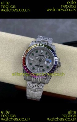 Rolex Submariner 116610 Iced Out Edition 10 Swiss Replica Watch 