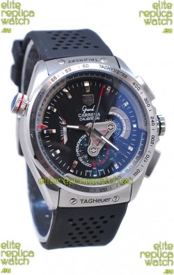 Tag Heuer Grand Carrera Calibre 36 Japanese Automatic Watch in Black Dial