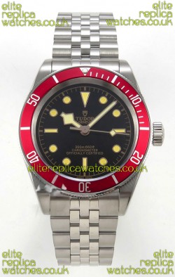 Tudor Black Bay 41 Black Dial Red Bezel Jubilee Super Clone Watch 