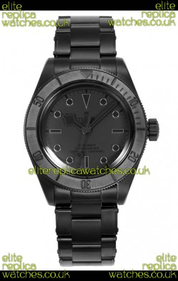 Tudor Black Bay PVD Case Black Dial Swiss Replica Watch 