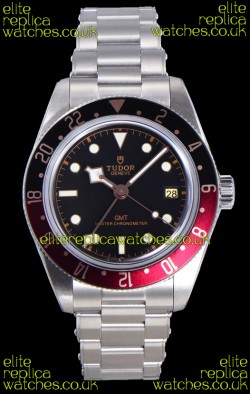 Tudor Black Bay GMT Black Dial Watch Black/Red Bezel Super Clone Watch 