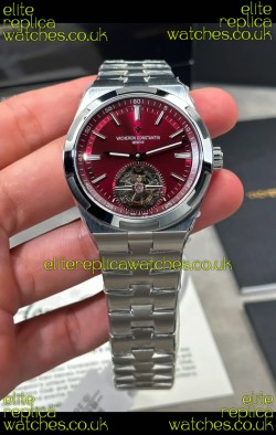 Vacheron Constantin Overseas Tourbillon Red Dial Super Clone Watch 