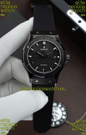 Hublot Classic Fusion Ceramic Casing Black Dial Super Clone Swiss Replica 42MM