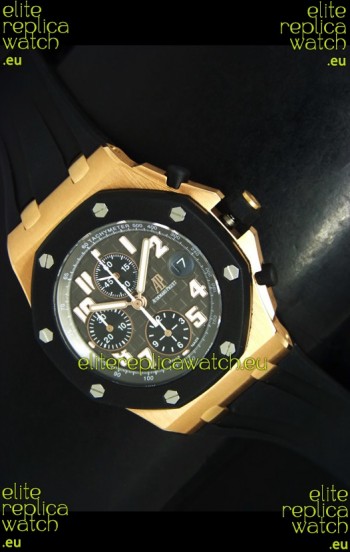 Audemars Piguet Royal Oak Offshore Pink Gold Swiss Watch - MIRROR REPLICA