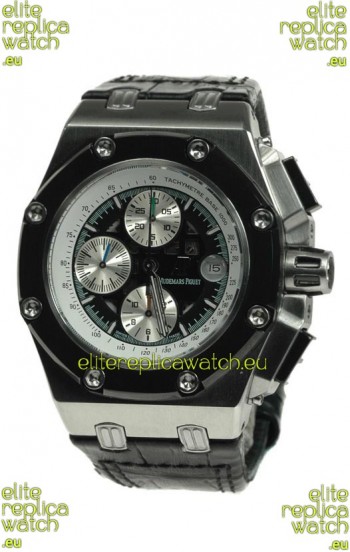 Audemars Piguet Royal Oak Offshore Rubens Barrichello Limited Edition Swiss Watch in Black Dial