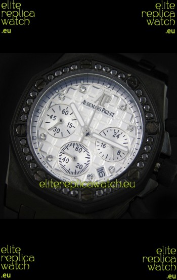 Audemars Piguet Royal Oak Offshore Lady Alinghi Swiss Watch in White Dial