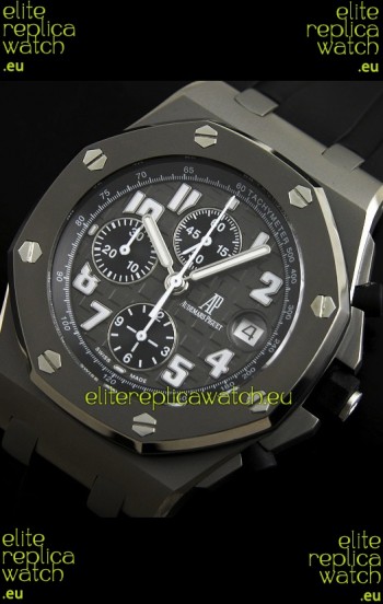 Audemars Piguet Chronopassion Titanium Swiss Watch - Secs hands at 12 O'Clock
