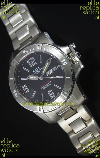 Ball Hydrocarbon Spacemaster Automatic Replica Day Date Watch in Black Dial - Original Citizen Movement 