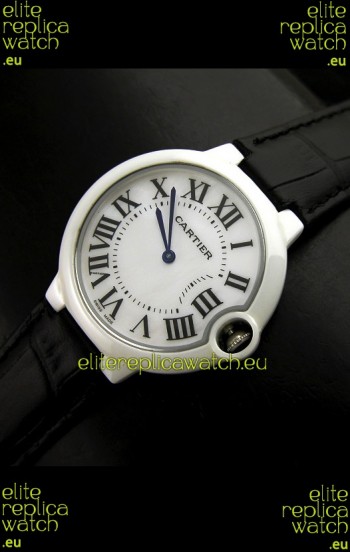 Cartier Ballon de Ladies Replica Watch in White Dial