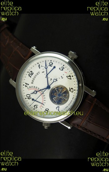 Breguet Retrograde Day/Date Japanese Automatic Watch with Tourbillon