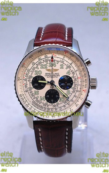 Breitling Navitimer Cosmonaute Swiss Replica Watch Steel Case