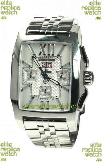 Breitling For Bentley Swiss Flying B Chronograph Steel Watch