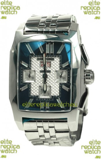 Breitling For Bentley Swiss Flying B Chronograph Steel Watch in Blue Dial