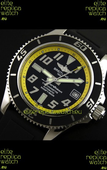 Breitling Superocean Swiss Replica Watch in Black Dial - Ultimate Mirror Replica