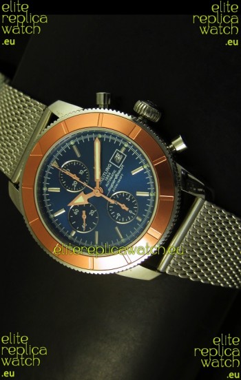 Breitling Super Ocean Blue Dial Chronograph Swiss Watch 