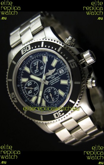 Breitling SuperOcean Abyss Swiss Chronograph Replica Watch - 1:1 Mirror Replica - 44MM White Markers