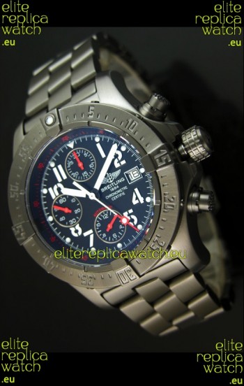 Breitling Skyland Avenger Swiss Replica Watch with PVD Coating - Mirror Replica
