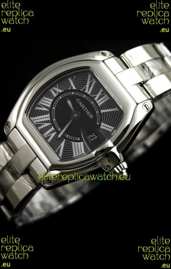 Cartier Roadster Ladies Watch - 1:1 Mirror Replica Watch in Pink Dial