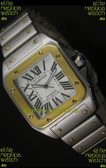 Cartier Santos 100 Swiss Watch 38.5MM - 1:1 Mirror Ultimate Replica