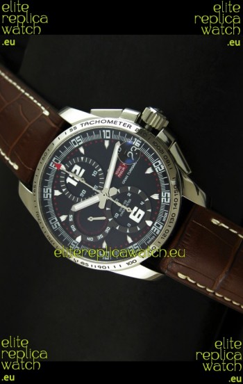 Chopard Mille Miglia GT XL Swiss Replica Watch in Brown Leather Strap - MIRROR REPLICA