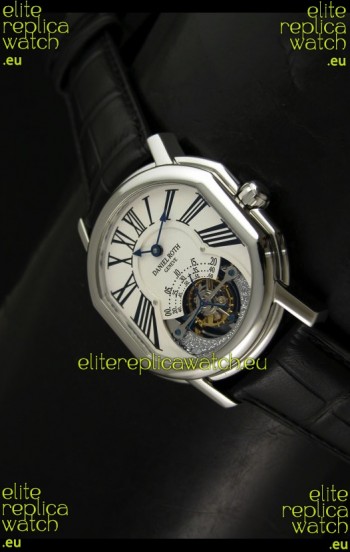 Daniel Roth Daniel Roth Tourbillon Swiss Watch in White Dial