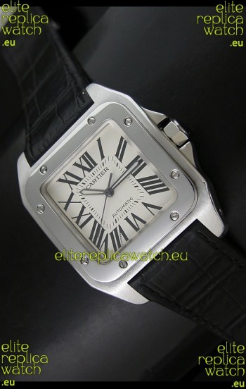 Cartier Santos 100 Swiss Automatic Watch - 1:1 Mirror Replica