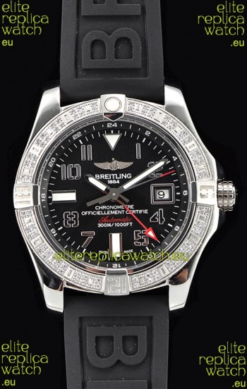 Breitling Avenger Steel GMT Swiss Watch 1:1 Ultimate Edition - Black Dial