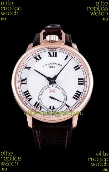 Chopard Louis-Ulysse The Tribute Rose Gold White Dial Swiss Watch