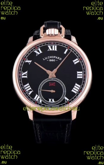 Chopard Louis-Ulysse The Tribute Rose Gold Black Dial Swiss Watch