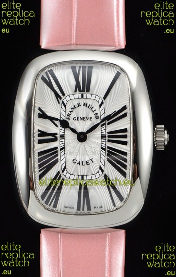 Franck Muller Galet Ladies Swiss Quartz Pink Strap Watch