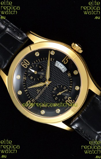 Jaeger LeCoultre Master Control Yellow Gold Swiss Replica Watch 
