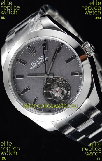 Rolex Milgauss LABELNOIR Tourbillon Swiss Replica Watch Steel Case