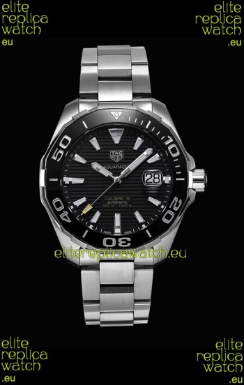 Tag Heuer Aquaracer Calibre 5 1:1 Mirror Replica Watch Black Dial