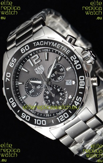 Tag Heuer Formula 1 Chronograph Swiss Quartz Replica Watch Anthracite Dial 