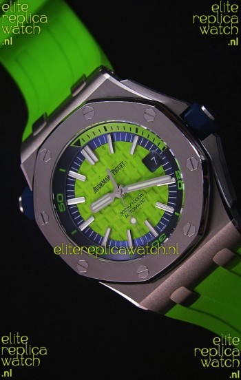 Audemars Piguet Royal Oak New Diver 1:1 Swiss Replica Watch in Green