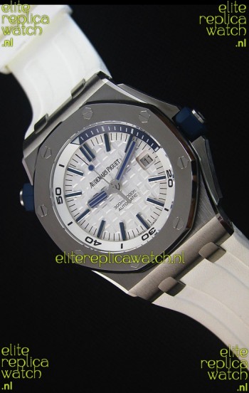 Audemars Piguet Royal Oak New Diver 1:1 Swiss Replica Watch in White