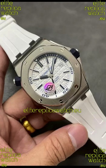 Audemars Piguet Royal Oak 1:1 Ultimate Swiss Replica Watch White Dial Cal.3120 Movement