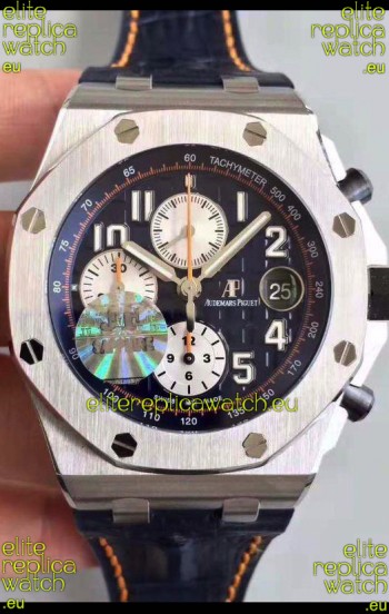 Audemars Piguet Royal Oak Offshore Chronograph Blue Dial 904L Steel 1: 1 Mirror 3126 Movement