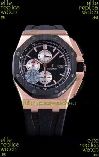 Audemars Piguet Royal Oak Offshore 44MM Pink Gold 1:1 Mirror 904L Steel Watch
