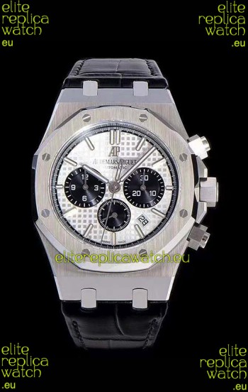 Audemars Piguet Royal Oak Chronograph White Dial 904L Steel 1:1 Mirror Replica