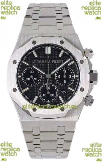 Audemars Piguet Royal Oak Chronograph 1:1 Mirror Replica - 904L Steel in Black Dial 41MM