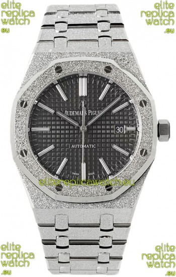 Audemars Piguet Royal Oak Frosted 37MM Self-Winding Grey Dial 1:1 Mirror Replica Watch