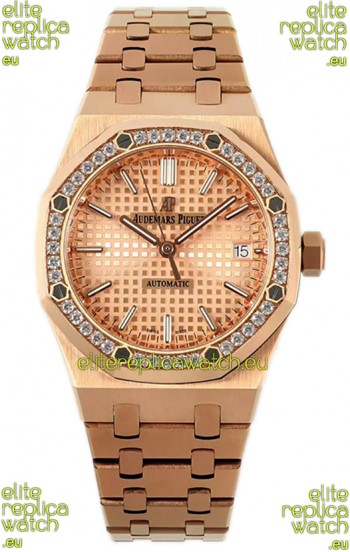 Audemars Piguet Royal Oak 37MM Frosted Casing Watch in 3120 Movement - 1:1 Mirror Replica