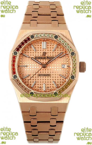 Audemars Piguet Royal Oak 37MM Frosted Casing Watch in 3120 Movement - 1:1 Mirror Replica